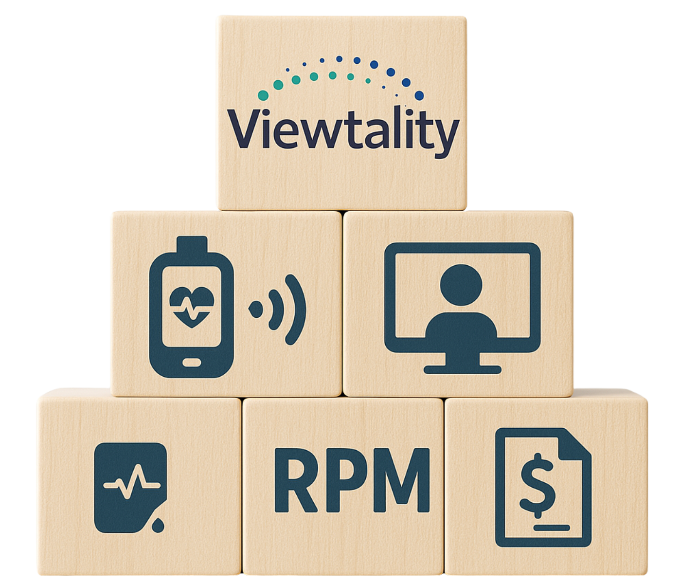 Remote patient monitoring illustration